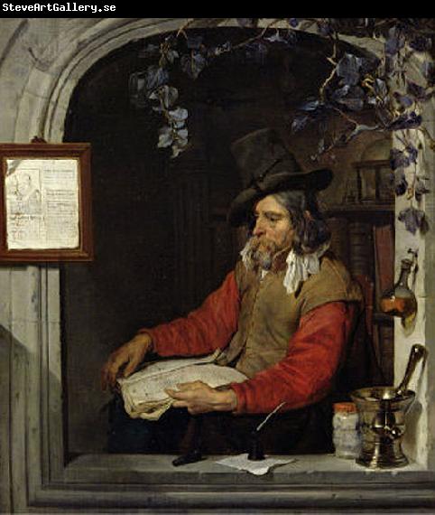Gabriel Metsu The Apothecary or The Chemist.